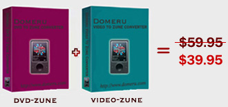 Domeru DVD to Zune Converter + Video to Zune Converter Suite icon